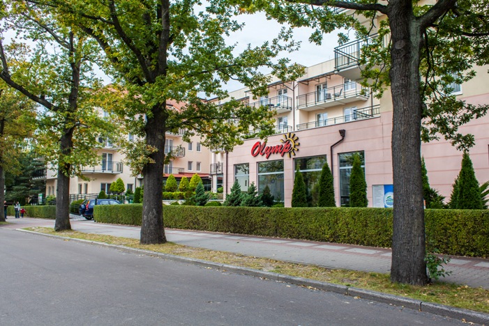 Olymp - Hotel in Koberg (Kolobrzeg) mit gutem Sonderangebot