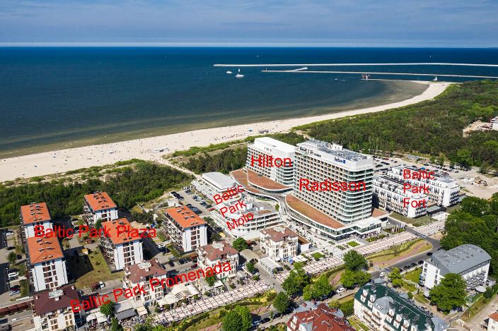 Baltic Park Fort - Swinemündes Hotel mit schönen Appartements in Strandnähe