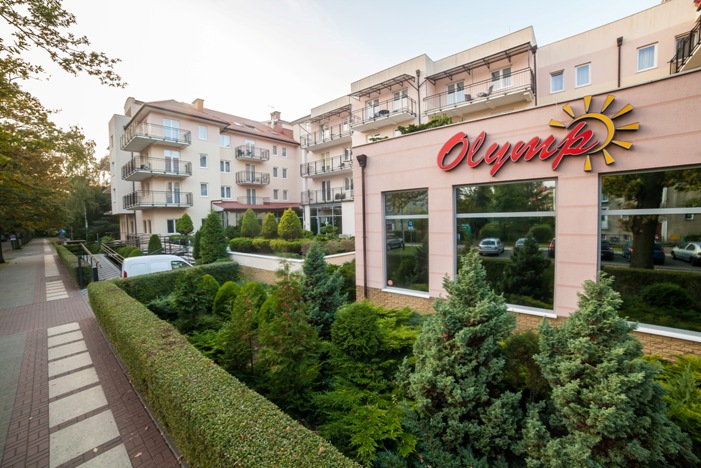 Olymp - Hotel in Koberg (Kolobrzeg) mit gutem Sonderangebot