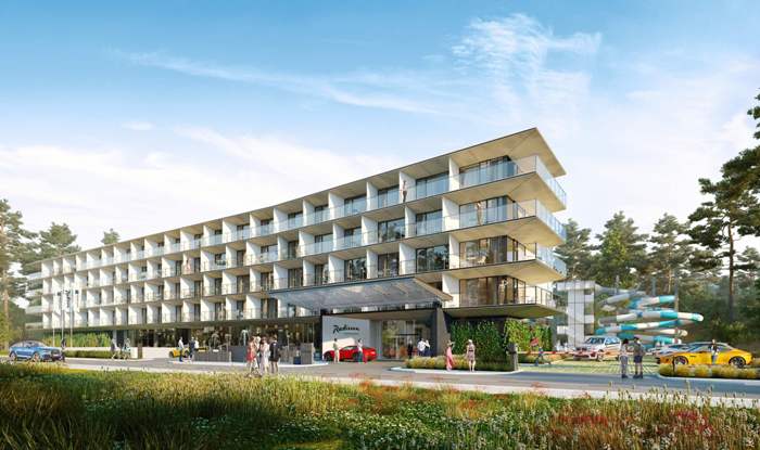 Radisson Resort - bietet modernen Wellnessbereich und Aquapark